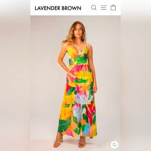 Lavender Brown Kamila Dress